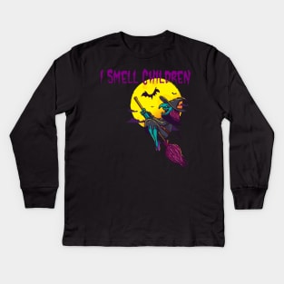 I Smell Children Halloween Kids Long Sleeve T-Shirt